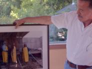 Man showing off a picture