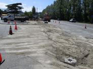 Before construction got underway, the site of the Visitor Center Project was an open area of asphalt and dirt