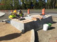 The contractor was working on undergrounding cables