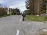 9th Street sidewalk - before construction