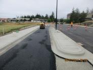 Sidewalk installation continues
