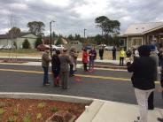 The final product: The public was invited to the ribbon cutting ceremony, highlighting the hard work of the crew
