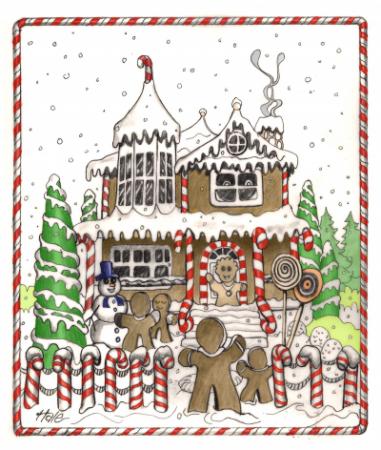 Gingerbread artwork by Mike Hale 