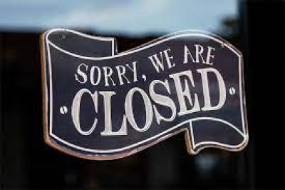 Sorry, we are closed