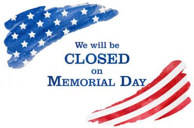 Memorial Day Closure