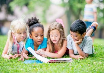 children reading