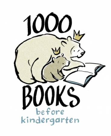 1,000 Books Before Kindergarten Logo
