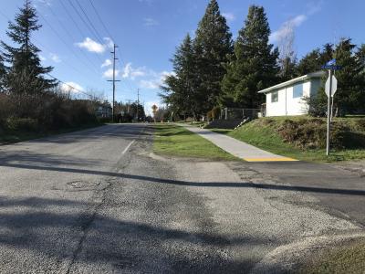 9th Street sidewalk completed project