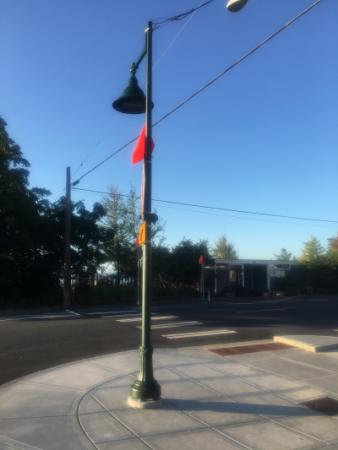 Post Office Curb Extension Completed Photo