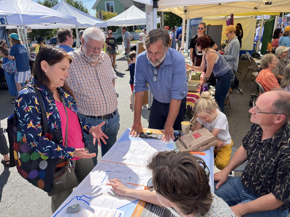 Comprehensive Plan tabling at Farmer's Market