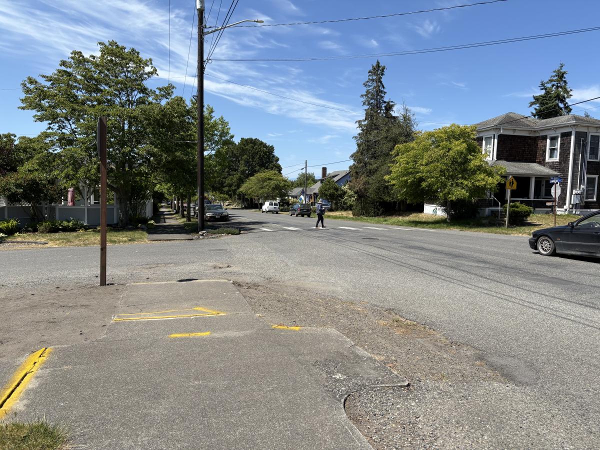 Lawrence Street - looking toward Walker